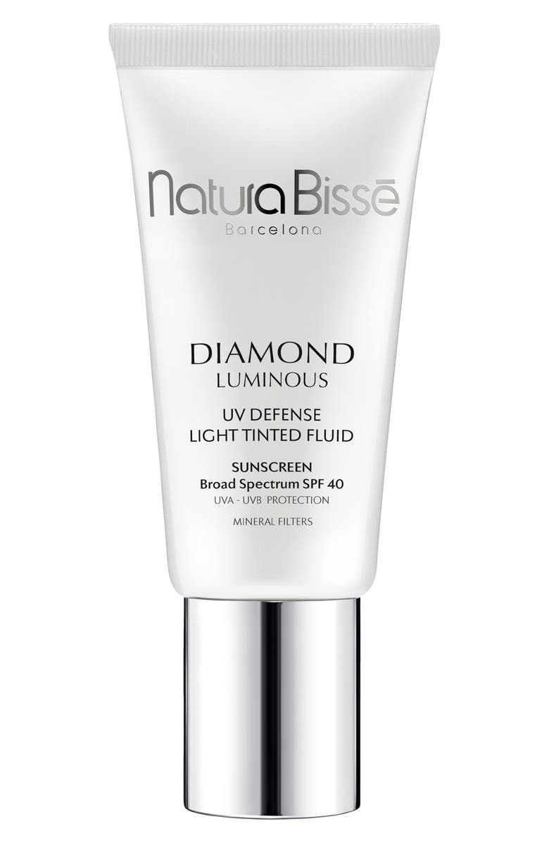 Natura Bissé Diamond Luminous UV Defense Light Tinted Broad Spectrum Sunscreen SPF 40, Main, color,