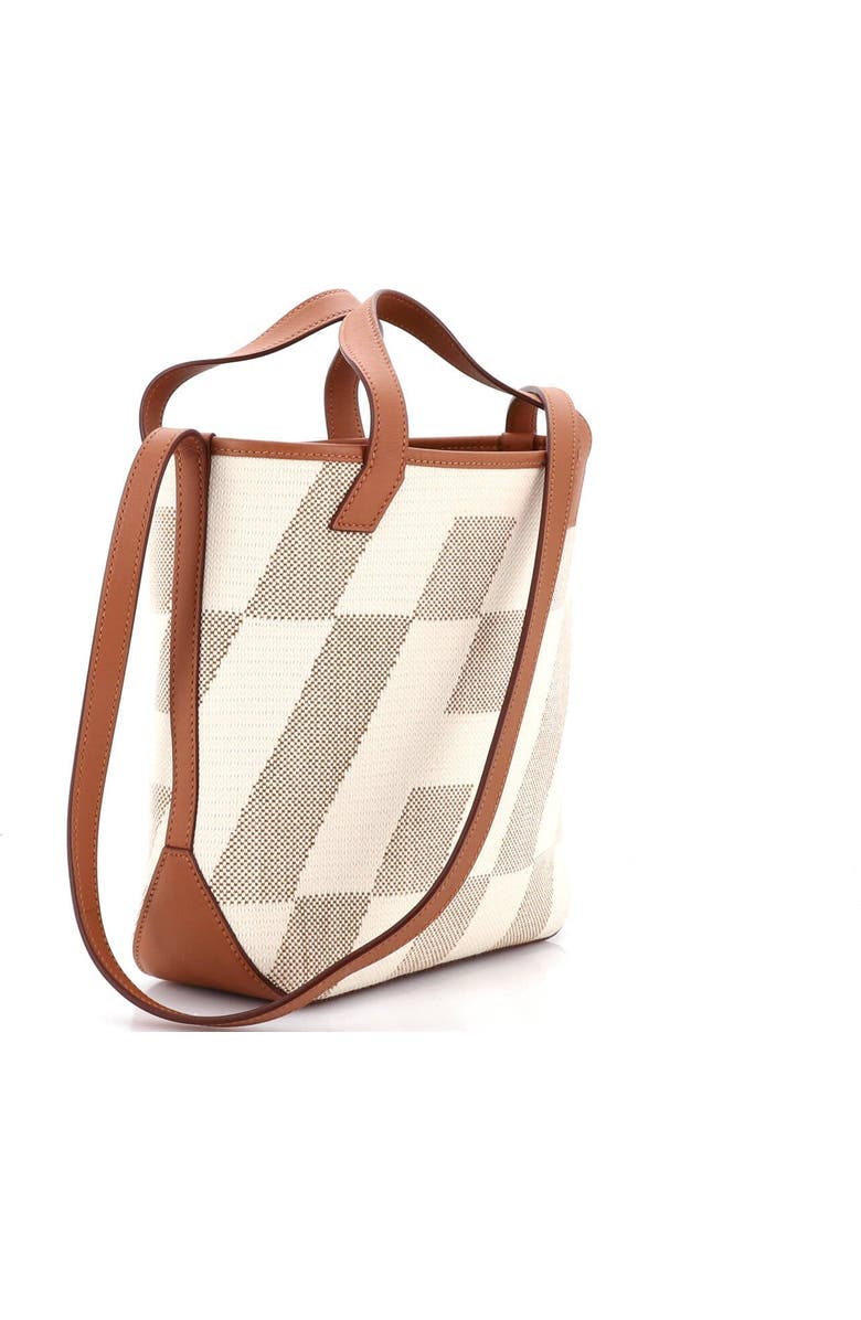 Pre-Owned Hermes Cabas H en Biais Tote Canvas with Leather 27, Alternate, color, Gold