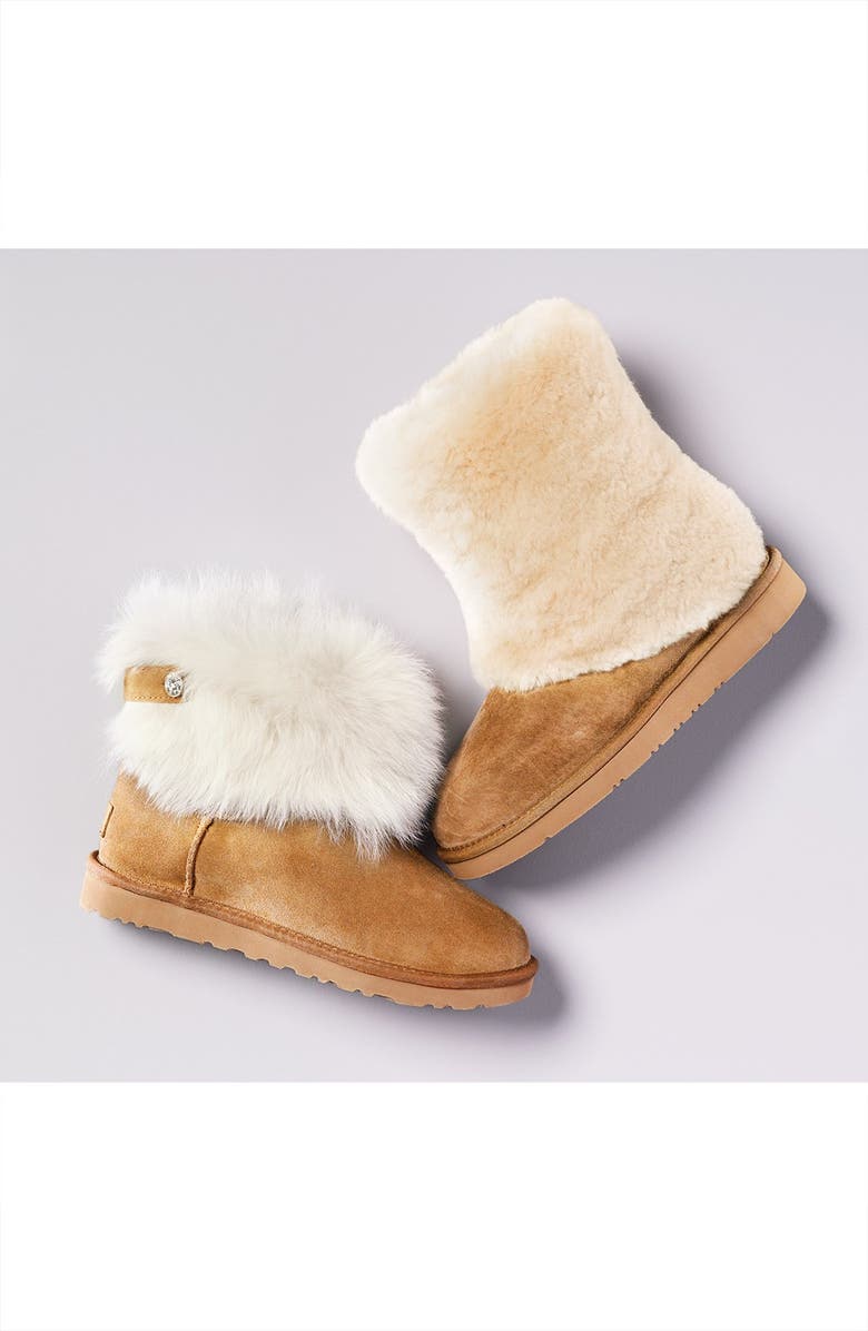 UGG<sup>®</sup> 'Patten' Water Resistant Silkee<sup>™</sup> Suede Shearling Cuff Boot, Alternate, color,