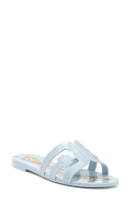 Sam Edelman Bay Jelly Slide Sandal Cape Blue Jelly In Cape Blue