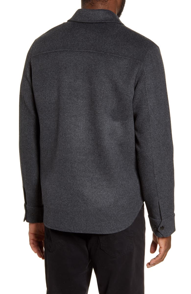 rag & bone Principle Snap-Up Wool Blend Shirt Jacket, Alternate, color, 