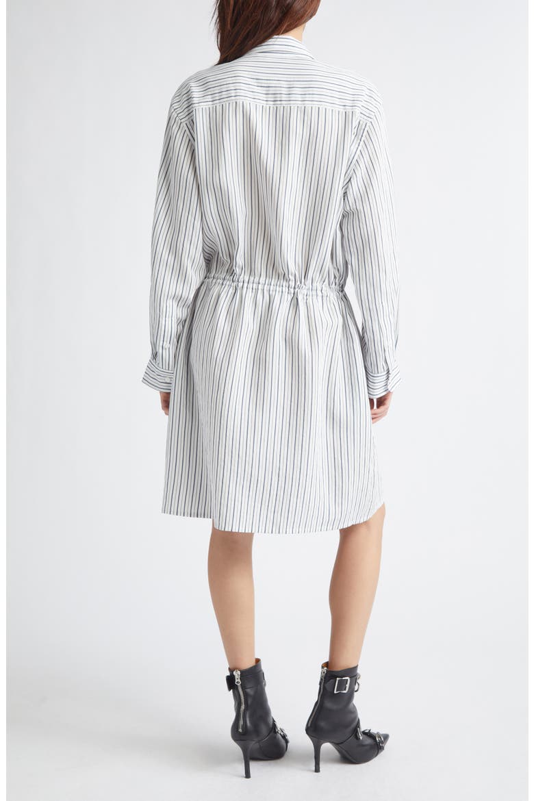 Stripe Drop Neck Shirtdress, Alternate, color, BLUE MULTI STRIPE