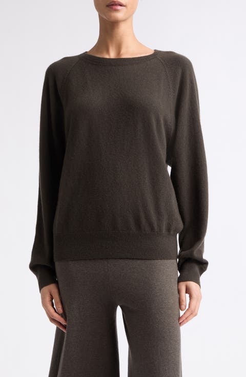 Cambrie Raglan Sleeve Cashmere Sweater