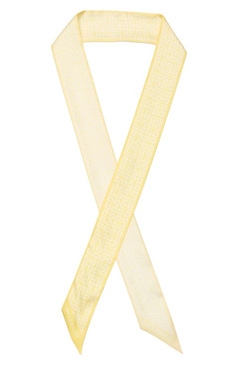 4G Gradient Silk Scarf