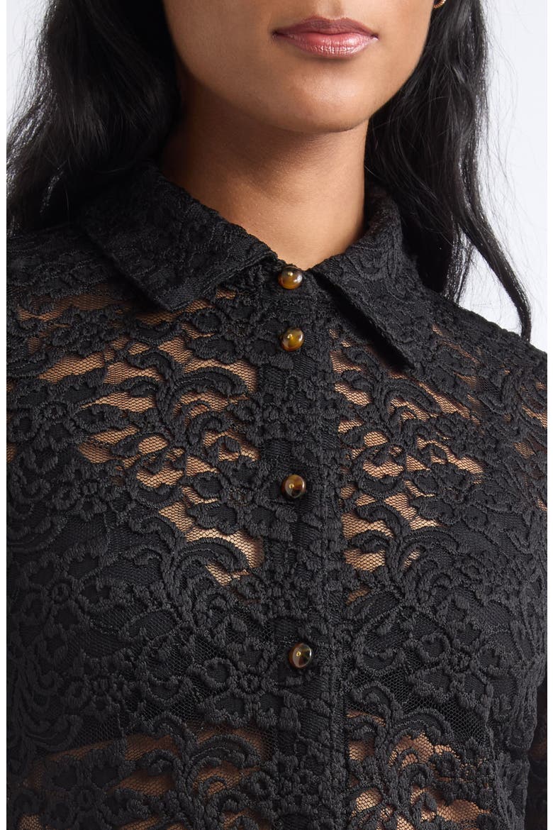Wittaker Lace Shirt, Alternate, color, BLACK