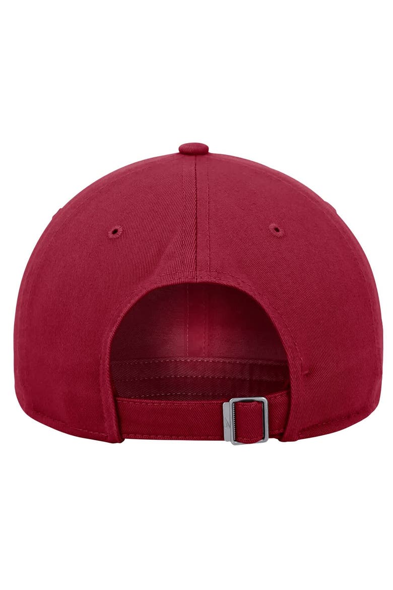 Men's Nike Crimson Washington State Cougars Club Adjustable Hat, Alternate, color, Crimson