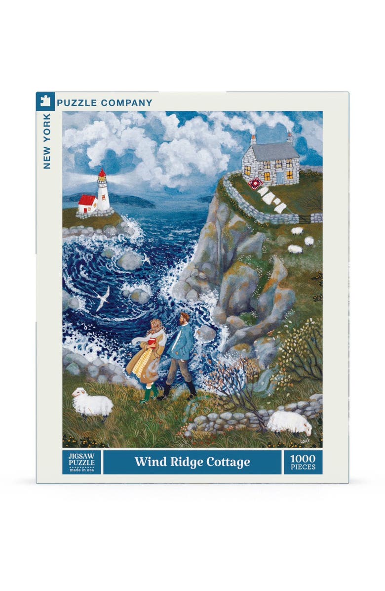 NEW YORK PUZZLE COMPANY Wind Ridge Cottage 1000 Piece Puzzle, Main, color, NO COLOR