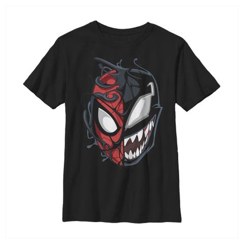 Boy's Marvel Spider-Man Venom Mask Split  Graphic T-Shirt