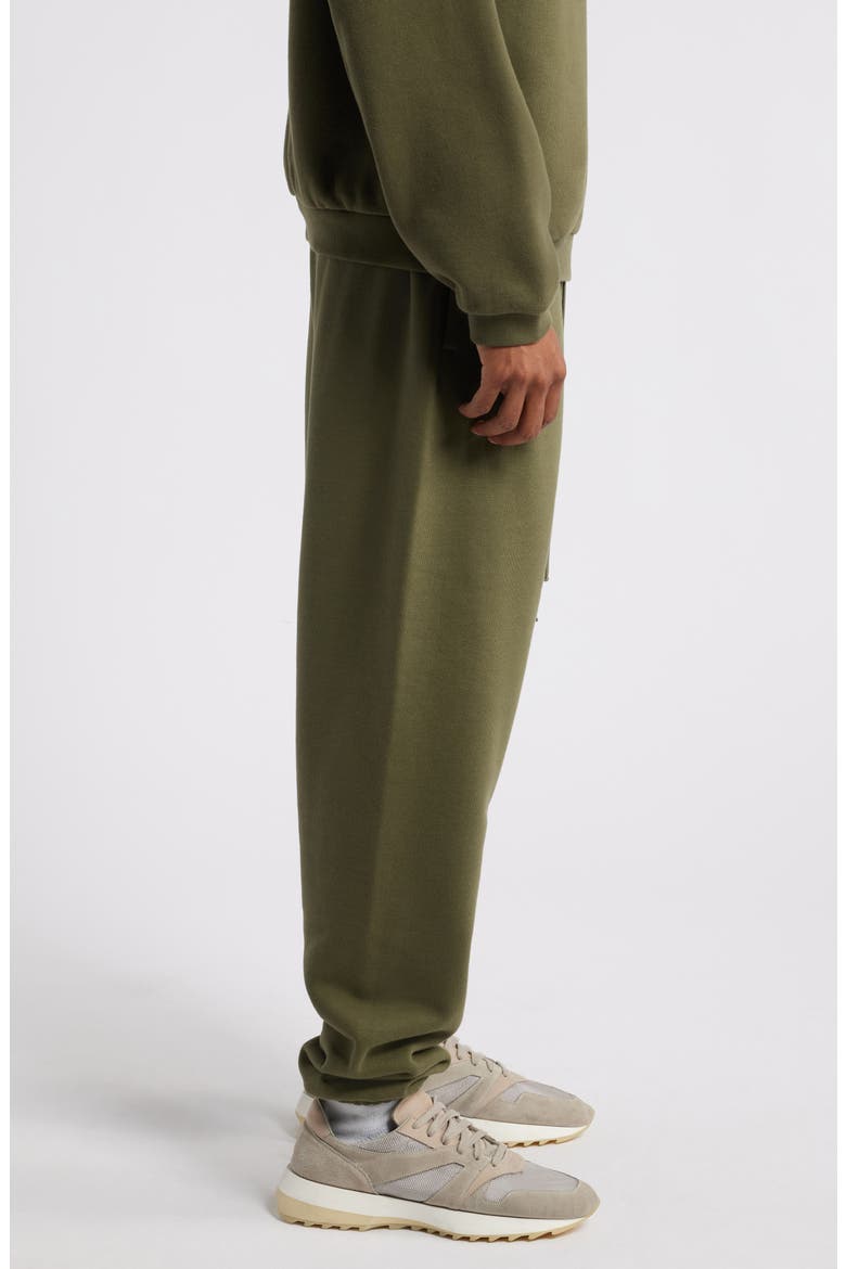 Essential Cotton Blend Fleece Sweatpants, Alternate, color, MILITARY
