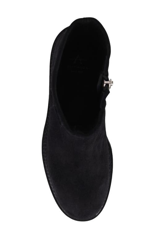Aquatalia Maryann Suede Bootie In Black