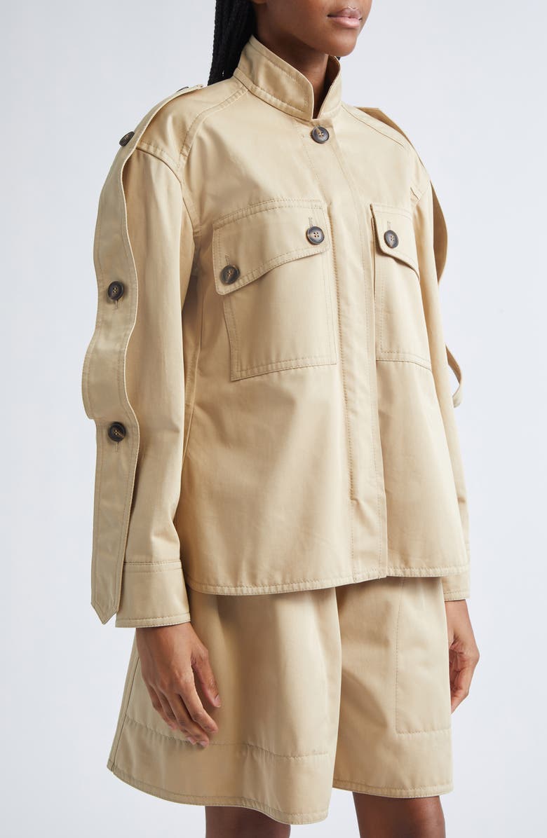 Zimmermann Rebellion Cargo Jacket, Alternate, color, Beige