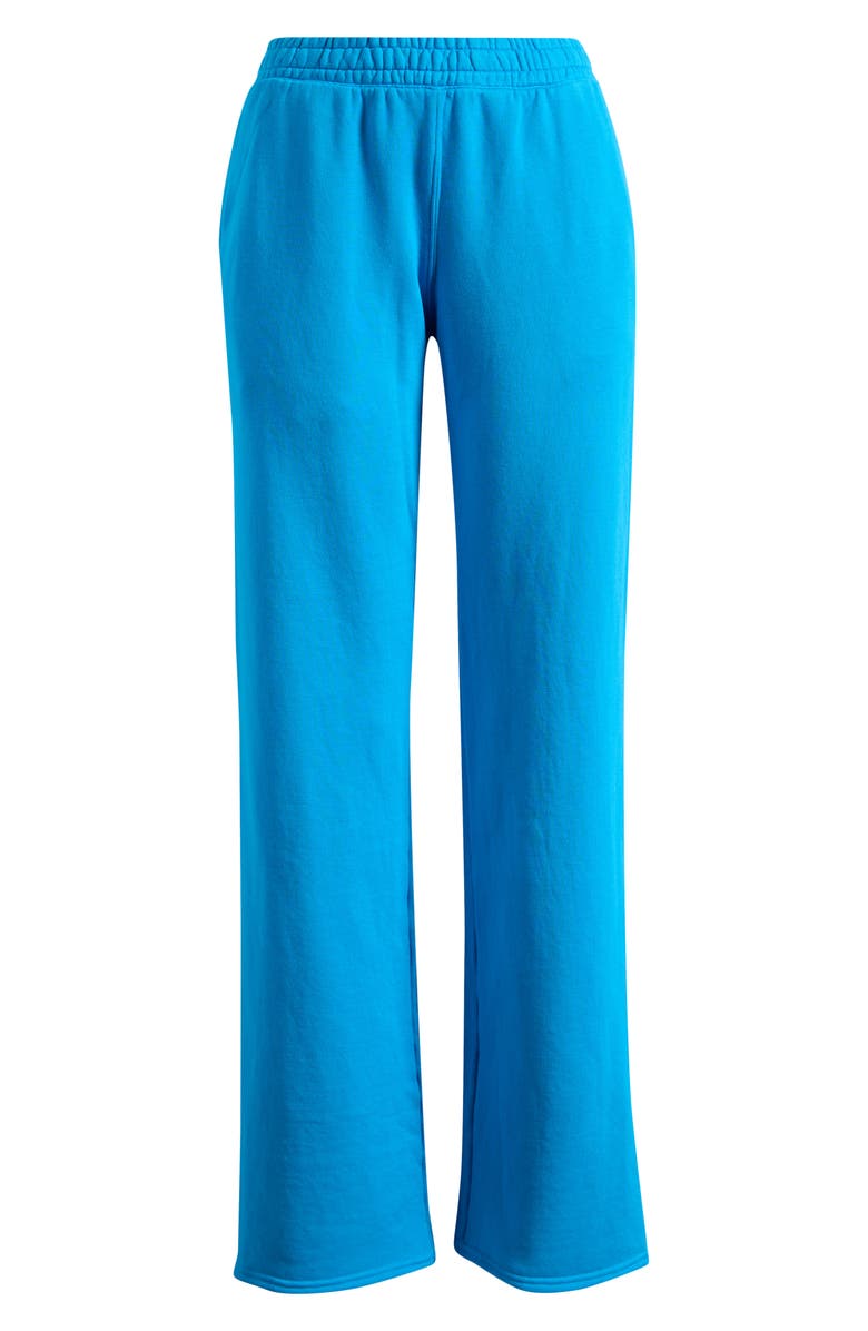 SKIMS Oversize French Terry Pants, Main, color, Cerulean