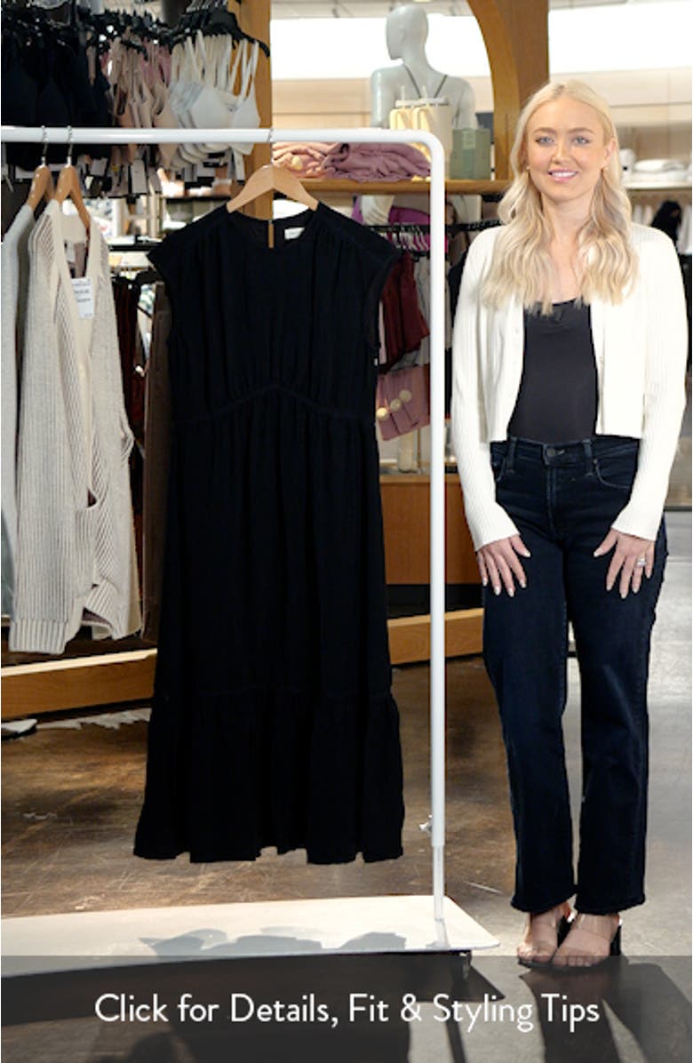 Lace Inset Maxi Dress, sales video thumbnail