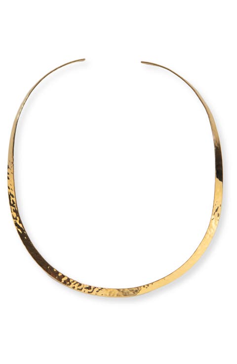 Hammered Collar Necklace