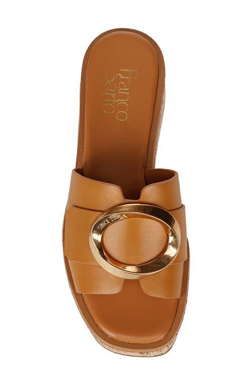 Franco Sarto Hoda Platform Wedge Slide Sandal In Tan