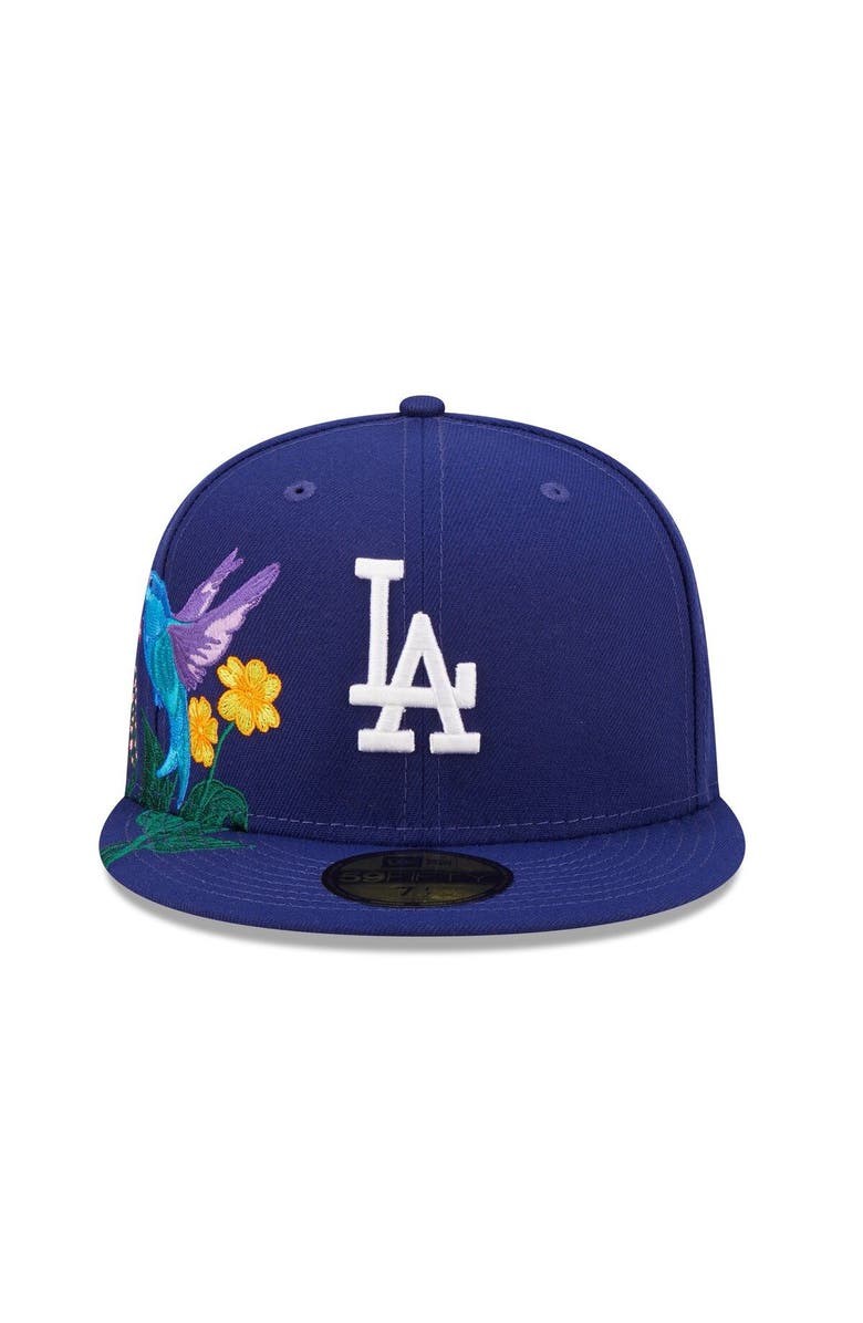 New Era Men's New Era Royal Los Angeles Dodgers Blooming 59FIFTY Fitted Hat, Alternate, color, 