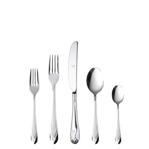 Mepra Diamante Flatware Set In Silver