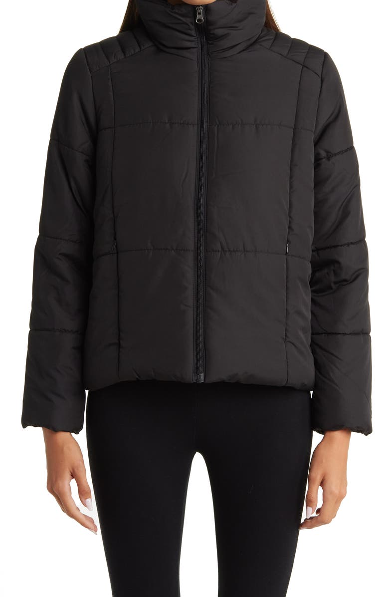 Z by Zella Powder Quilted Puffer Jacket, Alternate, color, 