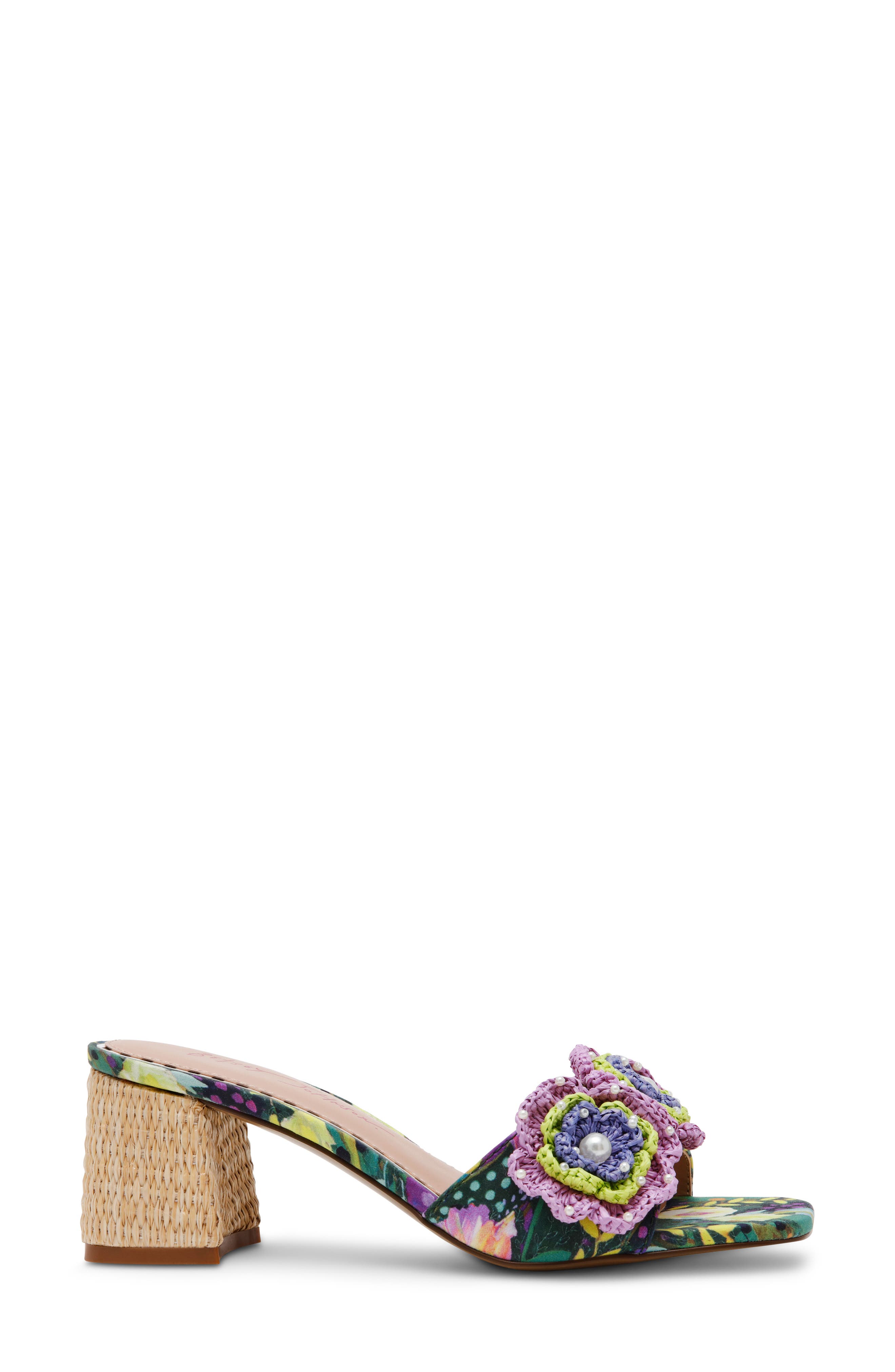 Betsey Johnson Dietrich Slide Sandal, Alternate, color, 
