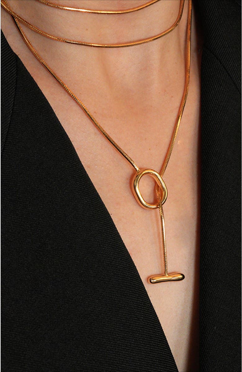 RC RETRO CHIC Whispers Vine Necklace, Alternate, color, Gold