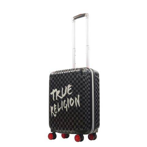 22.5" Hardcase Checkered carry-on with big logo.