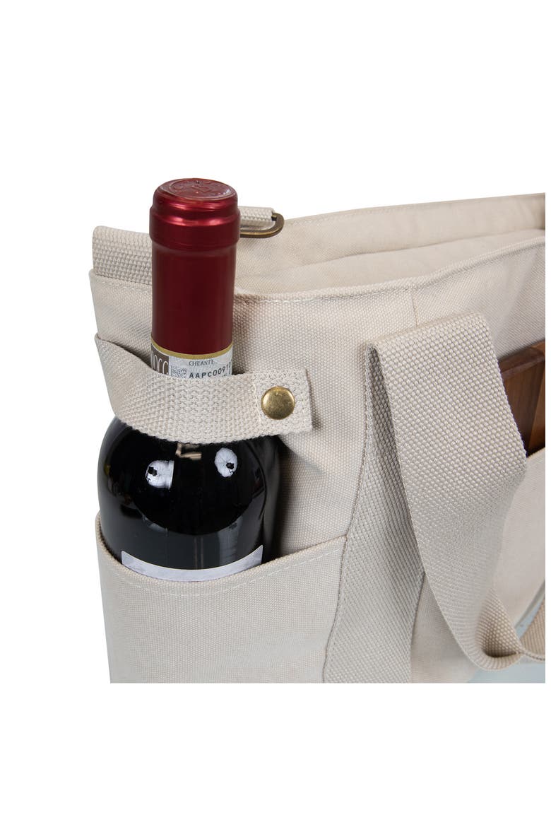 Temecula Wine Insulated Tote Bag, Alternate, color, WHITE