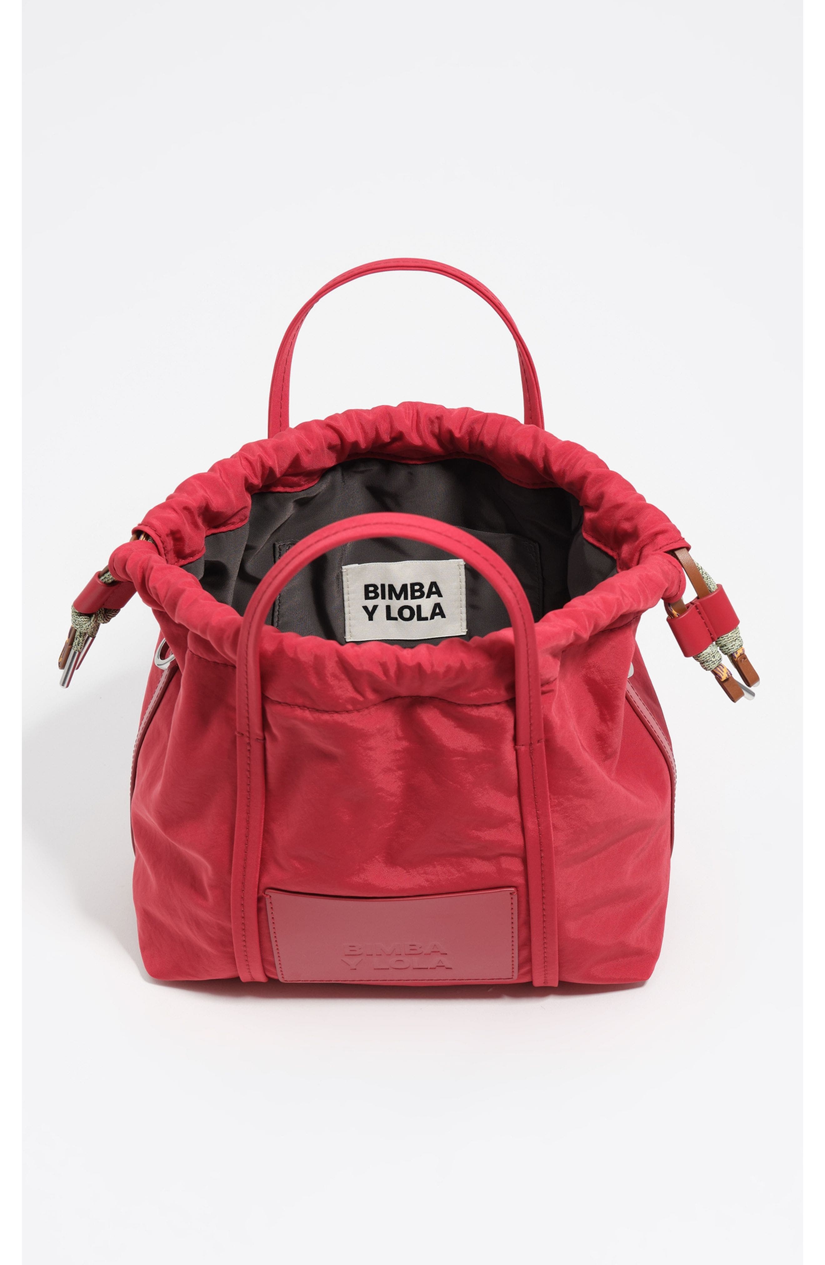 Small Nylon Crossbody Bag, Alternate, color, RED