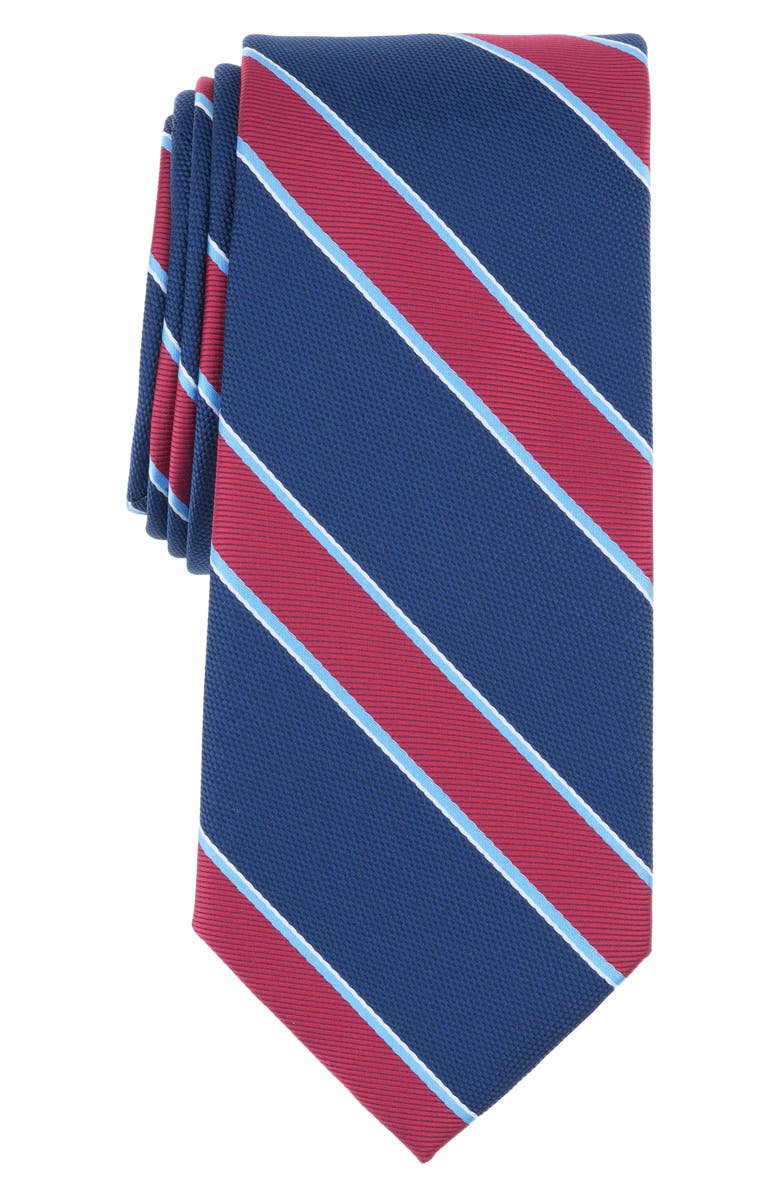 Nautica Trotter Stripe Tie, Main, color, Red