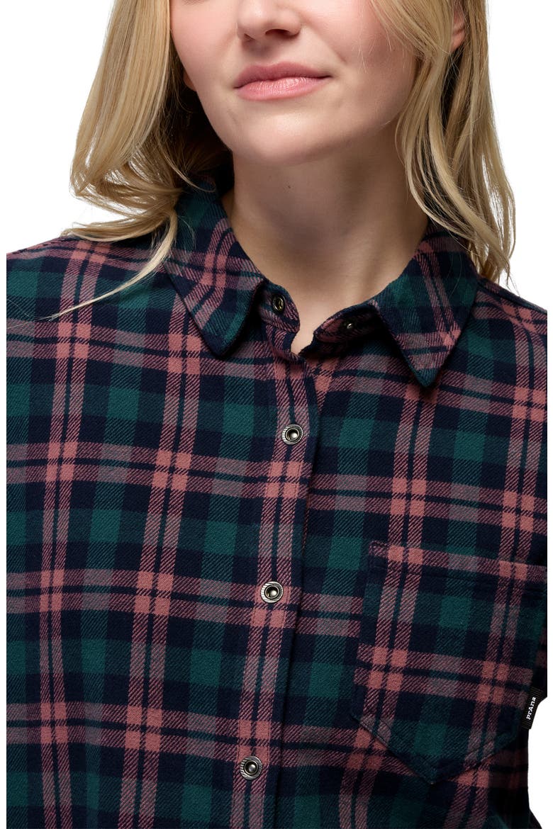 Golden Canyon Organic Cotton Flannel Shirt, Alternate, color, NAUTICAL