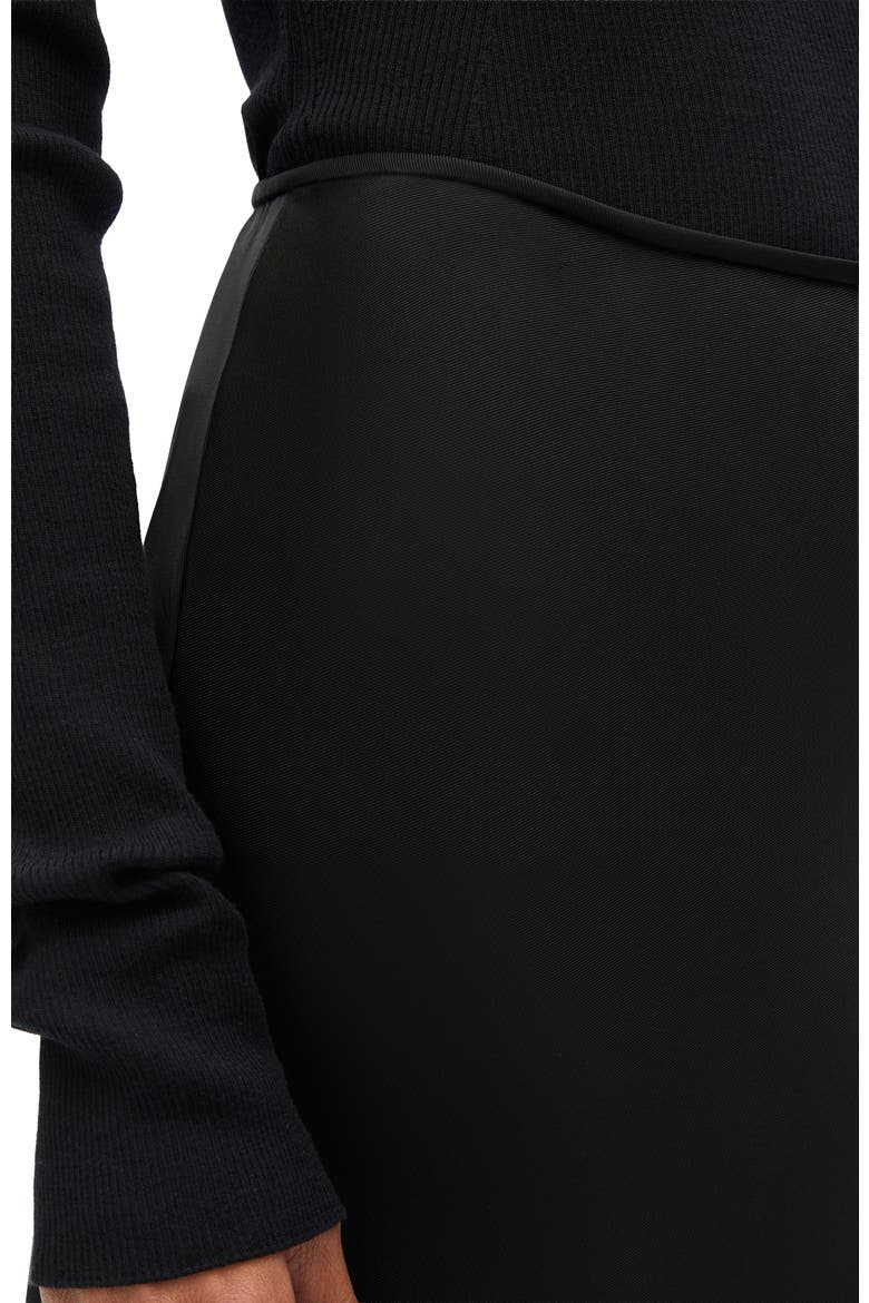 Satin Skirt, Alternate, color, Black