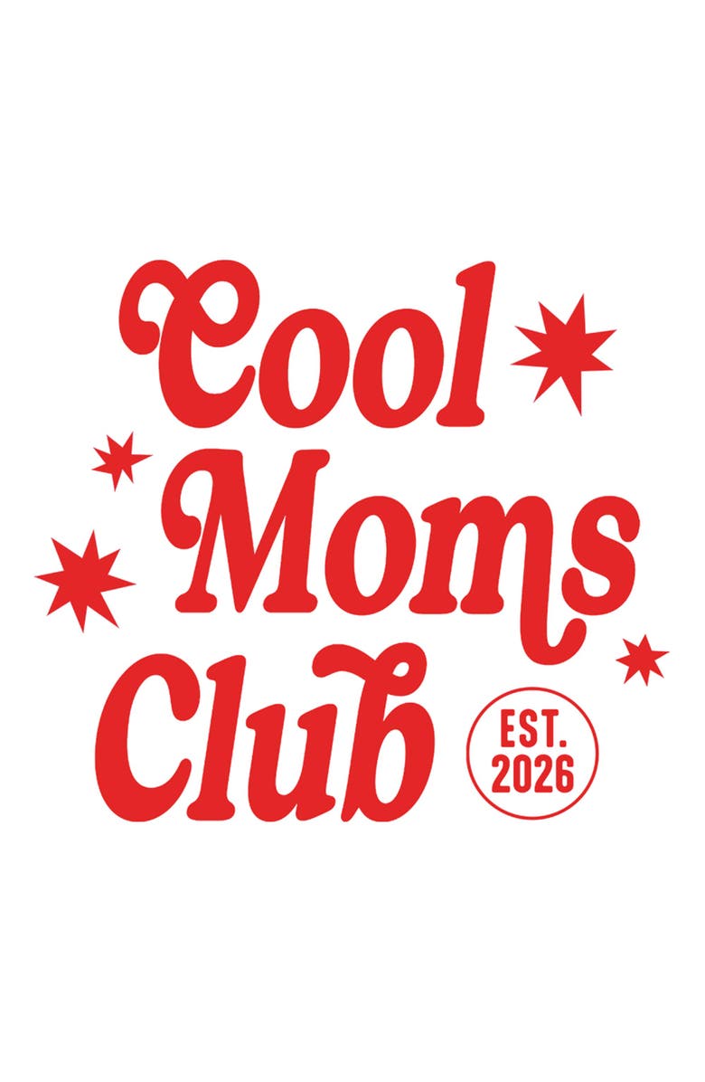 Lost Gods Men's Lost Gods Cool Moms Club 2026 Graphic T-Shirt, Alternate, color, White