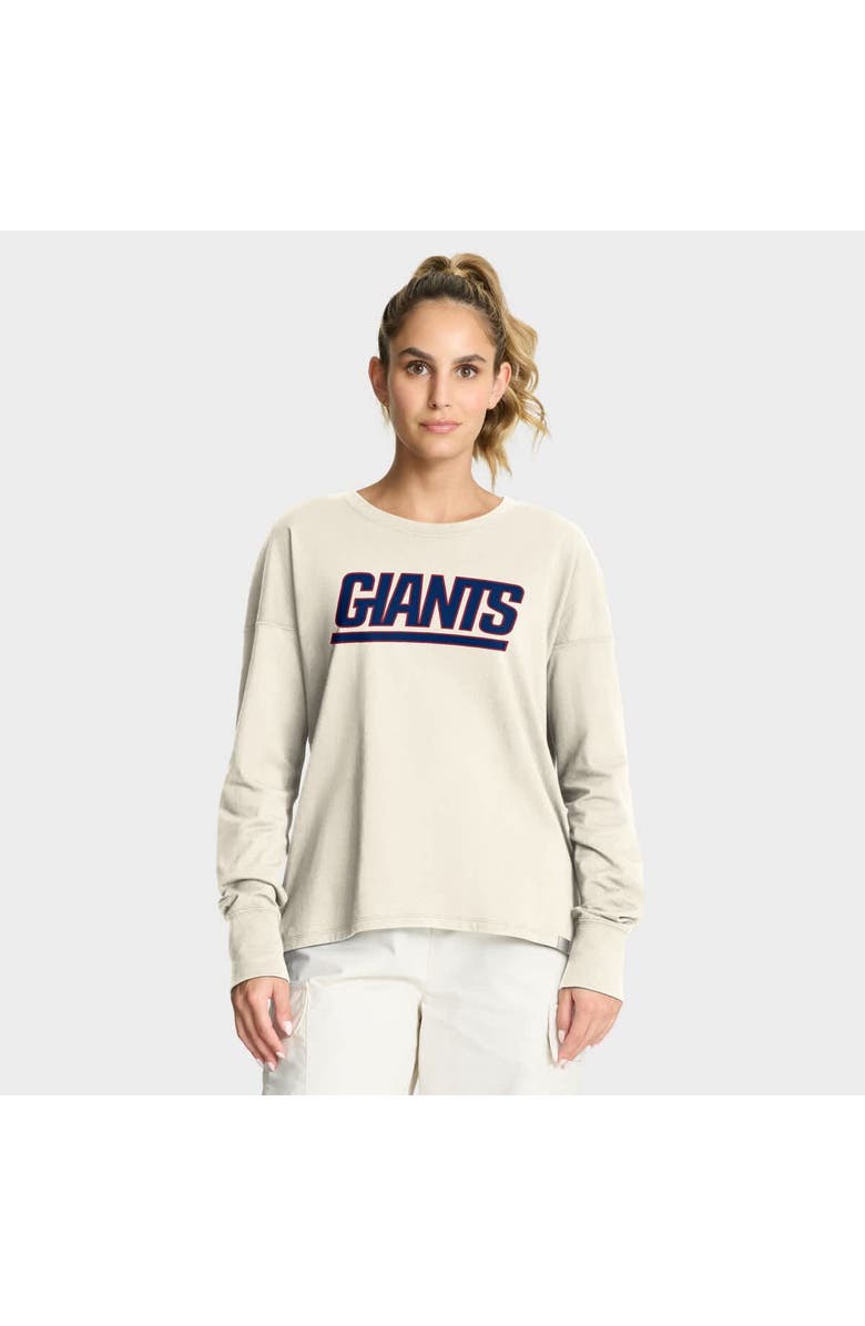 FANATICS Women's Fanatics Cream New York Giants Dove Legacy Long Sleeve T-Shirt, Main, color, Cream