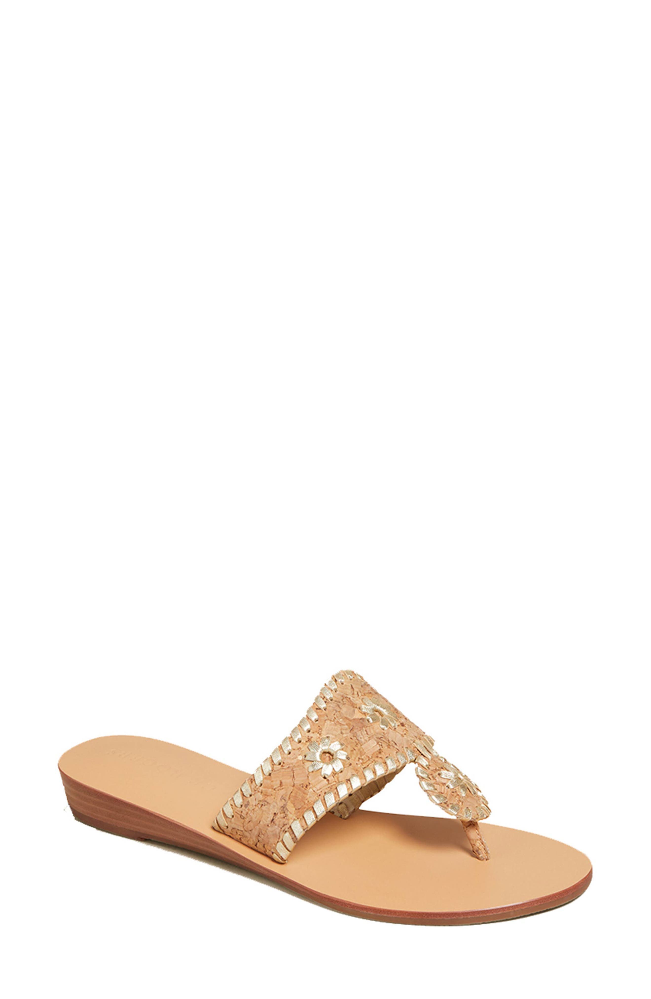 Jack Rogers Jacks Demi Wedge Flip Flop, Main, color, 