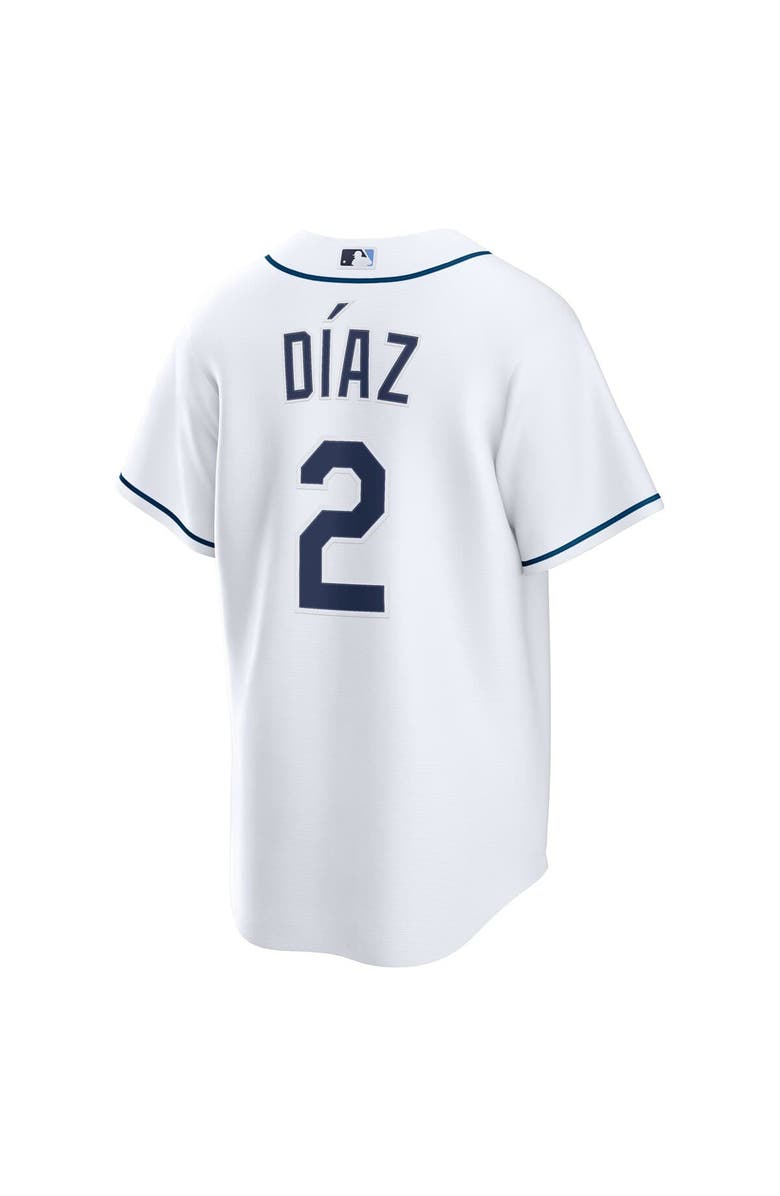 Nike Men's Nike Yandy Díaz White Tampa Bay Rays Home Replica Jersey, Alternate, color, White