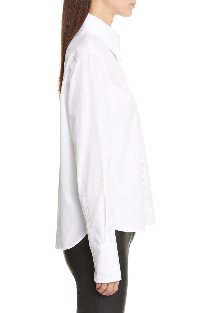 Saint Laurent Poplin Shirt, Alternate, color,