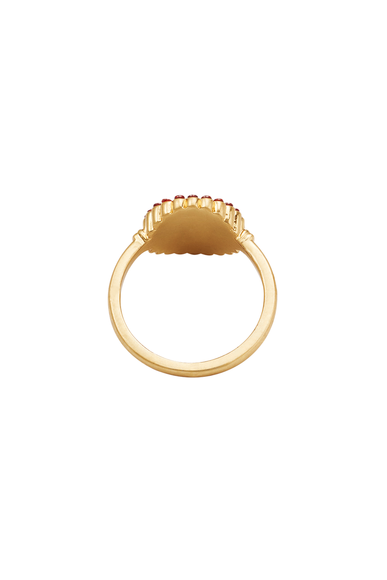 Eve Floral Ring, Alternate, color, Gold