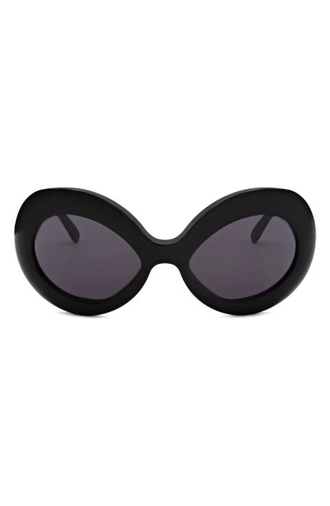 58mm Round Sunglasses