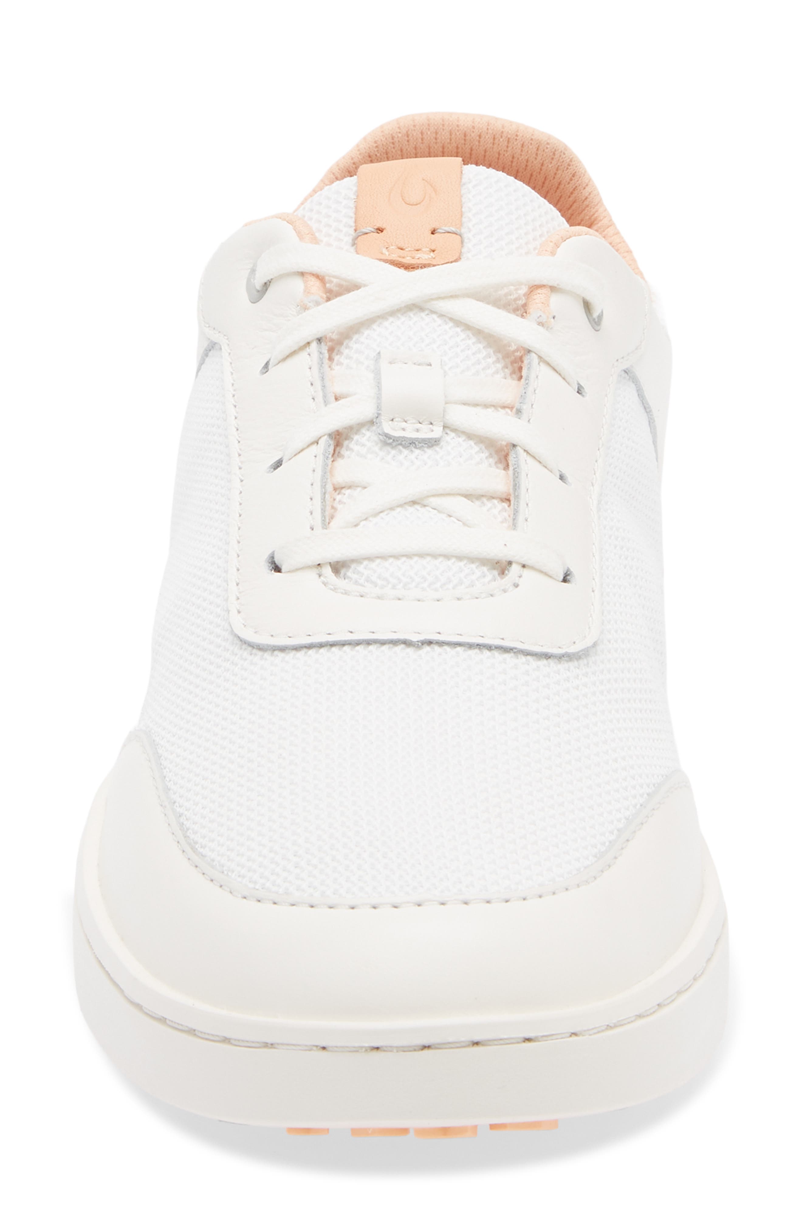Kiahuna Sneaker, Alternate, color, BRIGHT WHITE / CANTALOPE