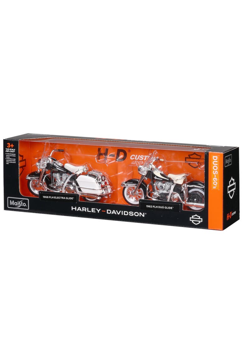 Duos 60s Motorcycle Set Collectible Vehicles, Alternate, color, Multicolored