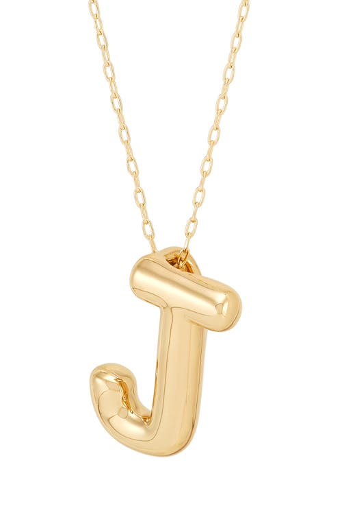 Frankie & Zoe Initial 'm' Pendant Necklace In Gold