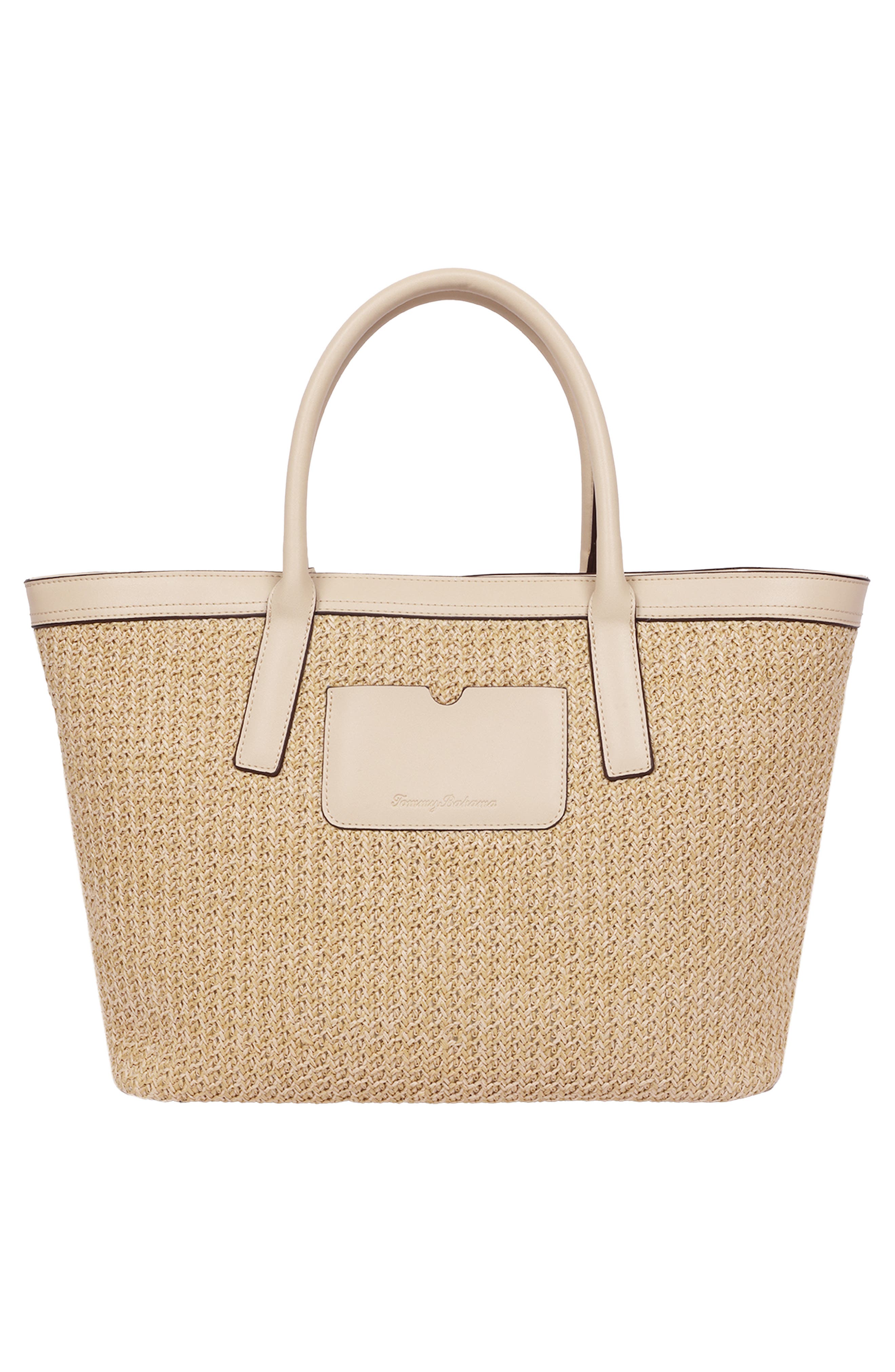 Tommy Bahama Raffia Large Tote Bag, Alternate, color, Tan
