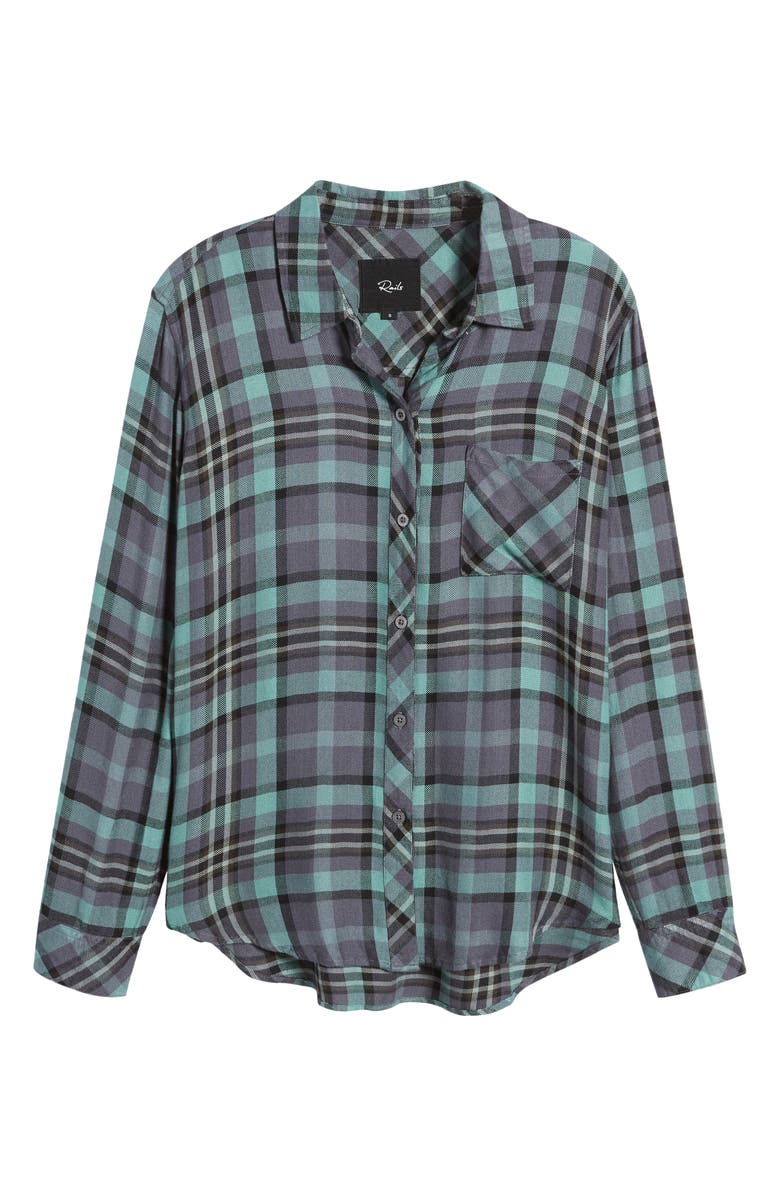Rails Hunter Plaid Button-Up Shirt, Alternate, color, 