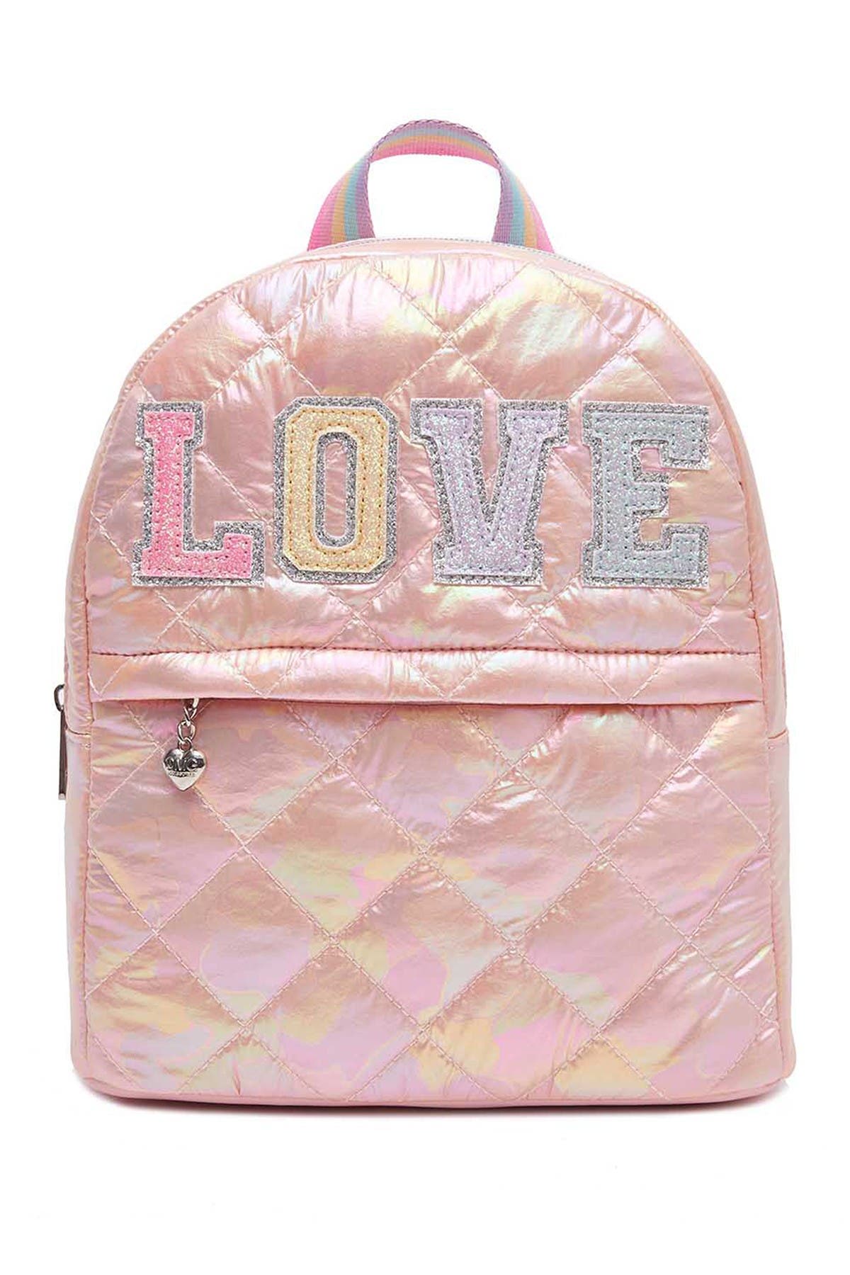 OMG Accessories Love Puffer Mini Backpack, Main, color, 