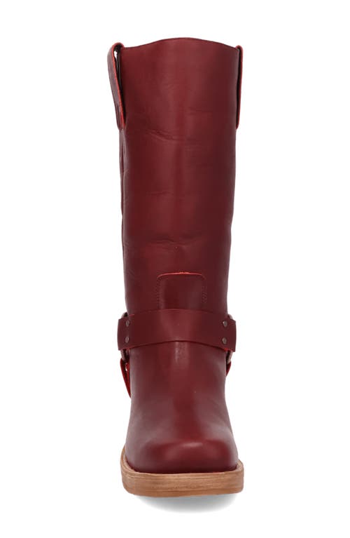 Dingo Rip Harness Boot In Burgundy