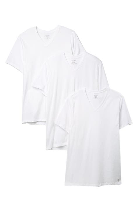 3-Pack Cotton V-Neck T-Shirt