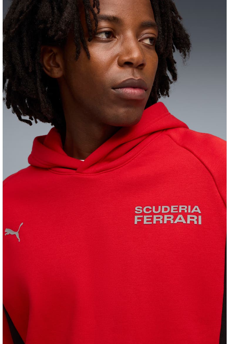 Scuderia Ferrari Lifestyle Graphic Hoodie, Alternate, color, ROSSO CORSA