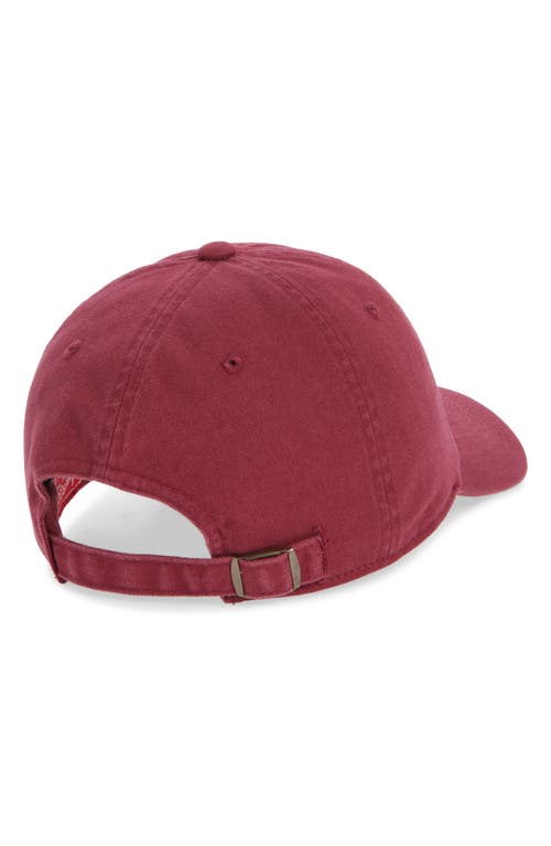 American Needle Do Not Disturb Embroidered Baseball Cap In Red