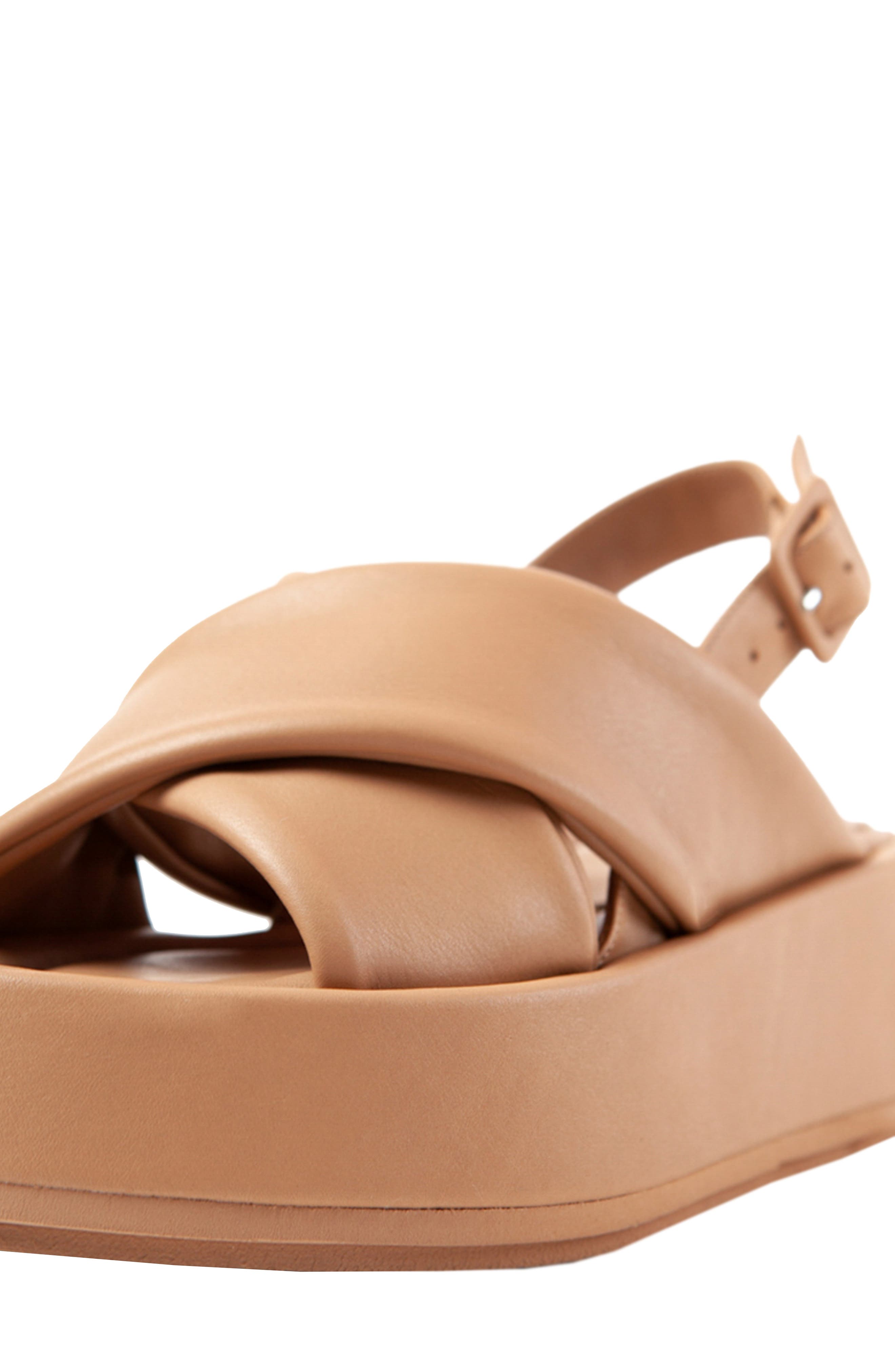 Barbra Platform Slingback Sandal, Alternate, color, NOCCIOLA