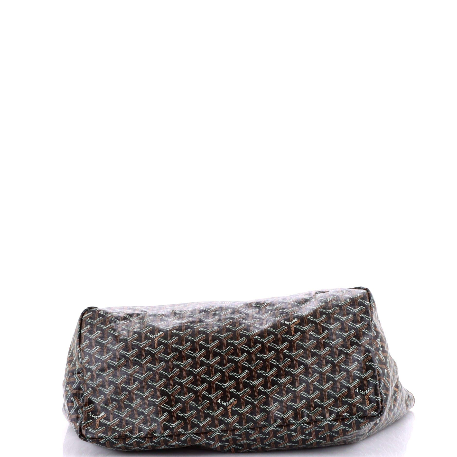 Pre-Owned Goyard Saint Louis Tote Coated Canvas GM, Alternate, color, Brown