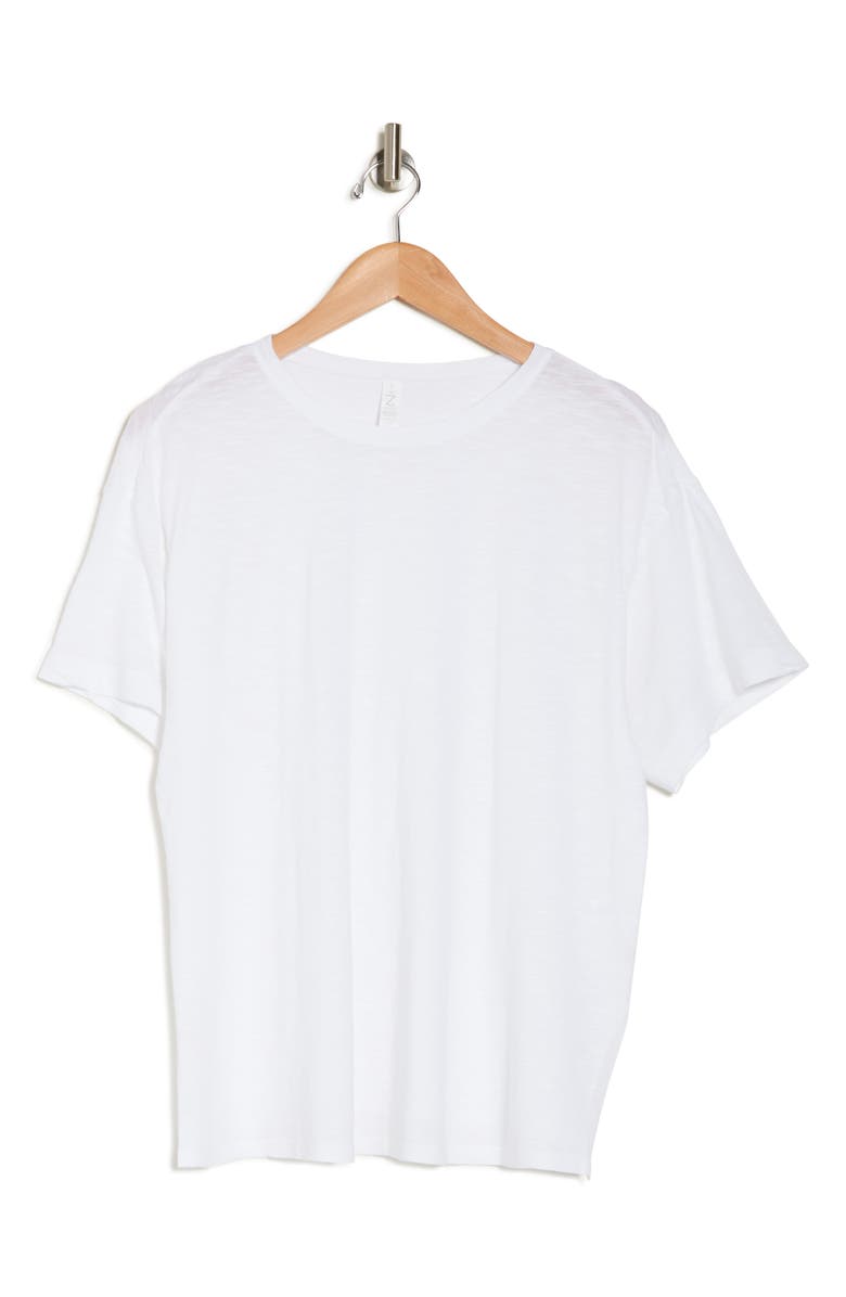 Z by Zella Easy Day Slub T-Shirt, Alternate, color, White